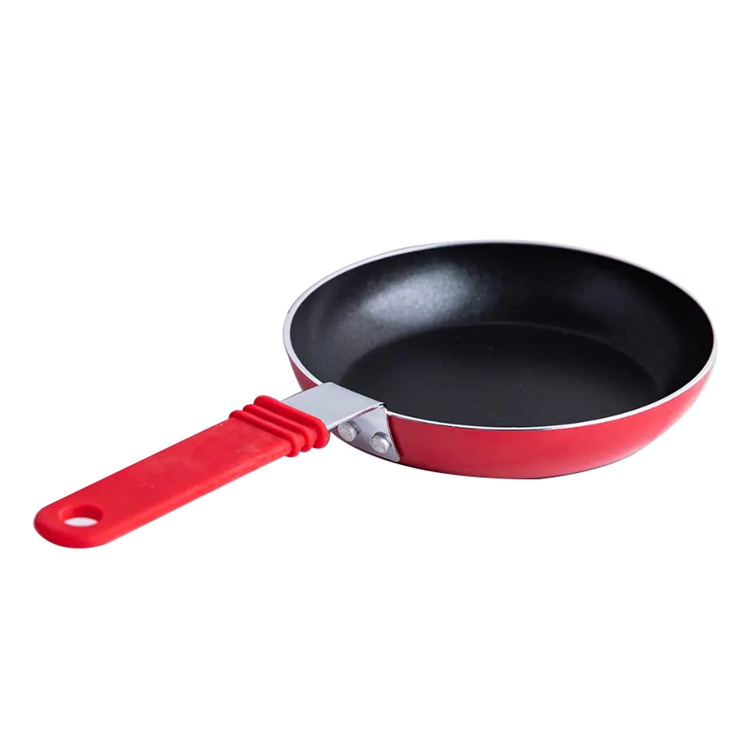 Starfrit - Mini Poêle à Oeuf en Aluminium, Diamètre de 5.5", Rouge - Simple Boutique
