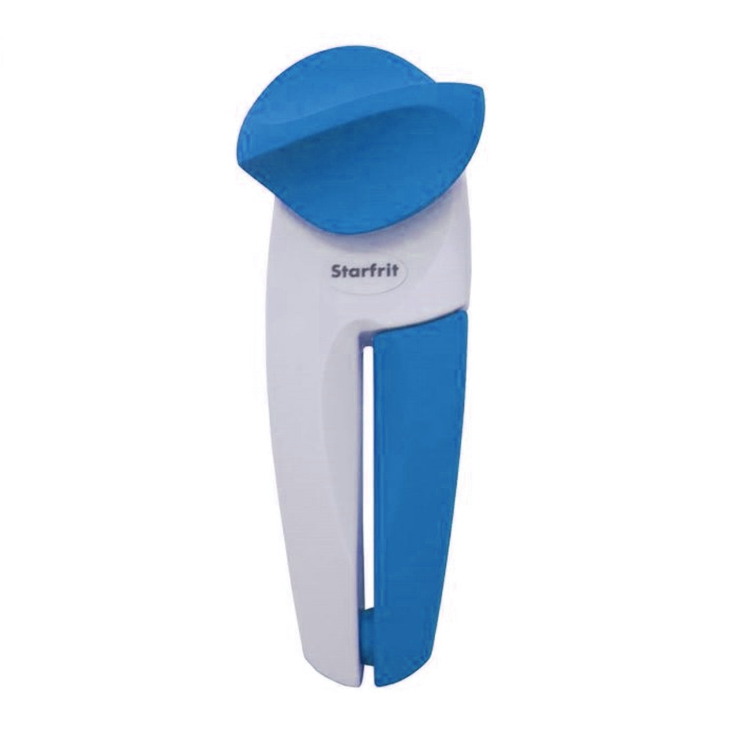 Starfrit - Ouvre-Boîte Manuel Mightican, Aucun Rebord Tranchant, Poigné Antidérapante, Bleu - Simple Boutique