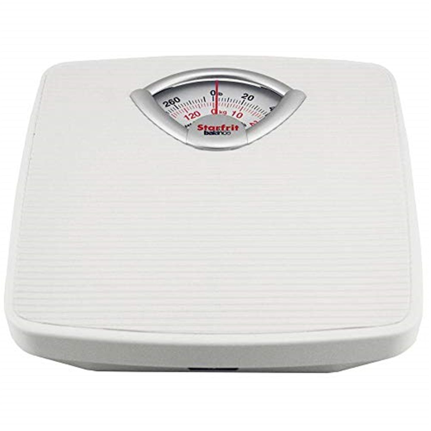 Starfrit - Pèse-Personne/Balance Mécanique, Capacité Maximum 130 kg, Blanc - Simple Boutique