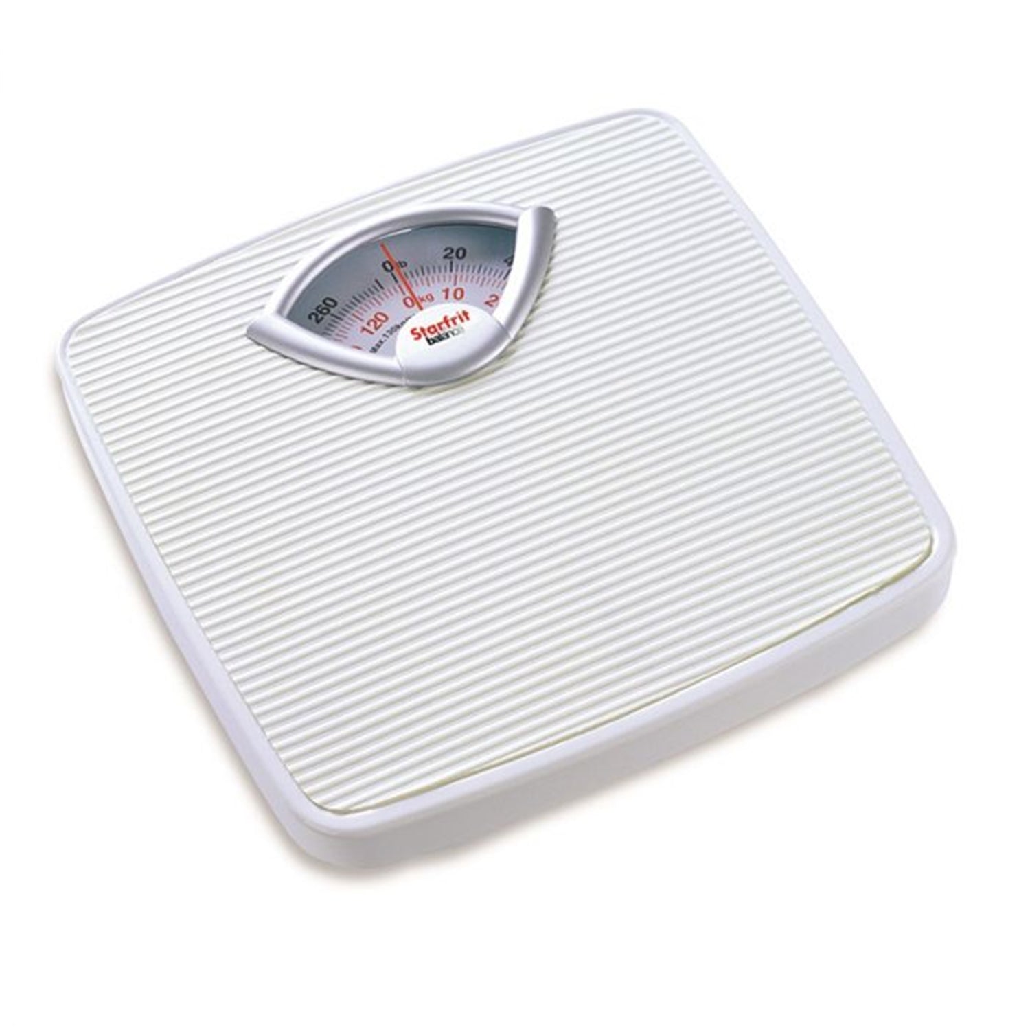 Starfrit - Pèse-Personne/Balance Mécanique, Capacité Maximum 130 kg, Blanc - Simple Boutique