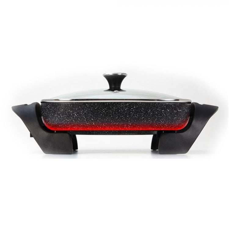 Starfrit - Poêle à Frire Électrique The Rock, Largeur de 12", Surface Antiadhésive, Noir - Simple Boutique