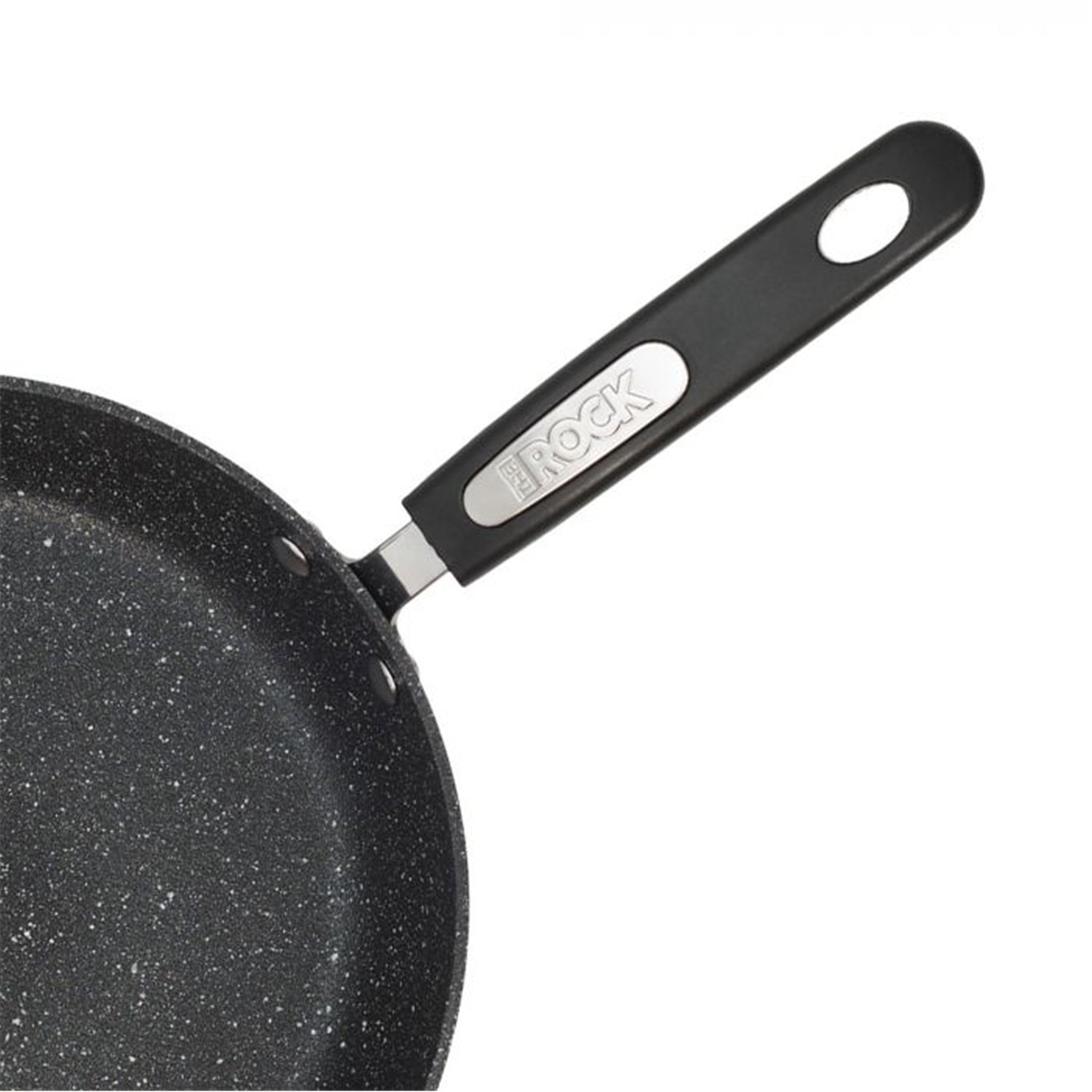 Starfrit - Poêle à Frire The Rock, Diamètre de 8", Surface Antiadhésive, Noir - Simple Boutique