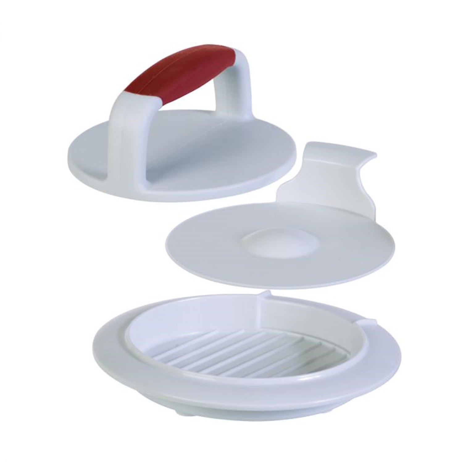 Starfrit - Presse-Hamburger, Ensemble de 3 Morceaux, Blanc - Simple Boutique