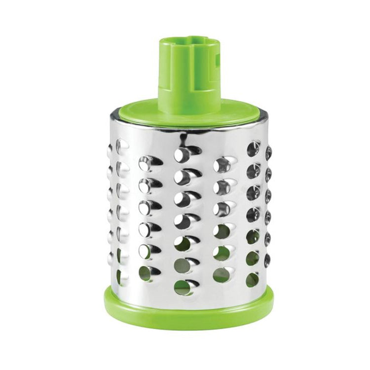 Starfrit - Râpe Rotative, 3 Barillets Interchangeables, Base à Ventouse, Vert - Simple Boutique