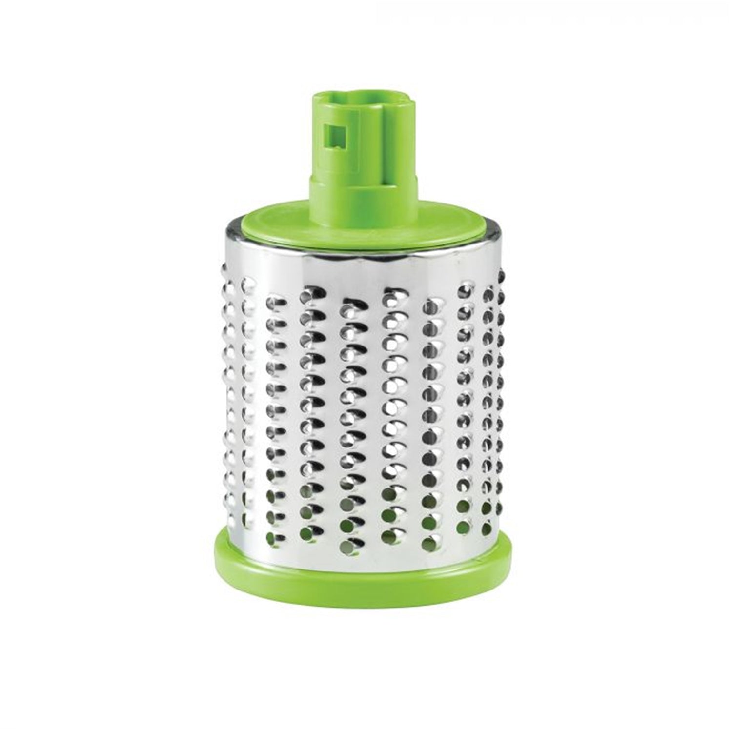 Starfrit - Râpe Rotative, 3 Barillets Interchangeables, Base à Ventouse, Vert - Simple Boutique