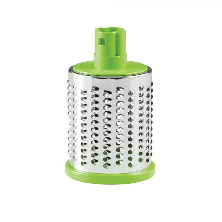 Starfrit - Râpe Rotative, 3 Barillets Interchangeables, Base à Ventouse, Vert - Simple Boutique