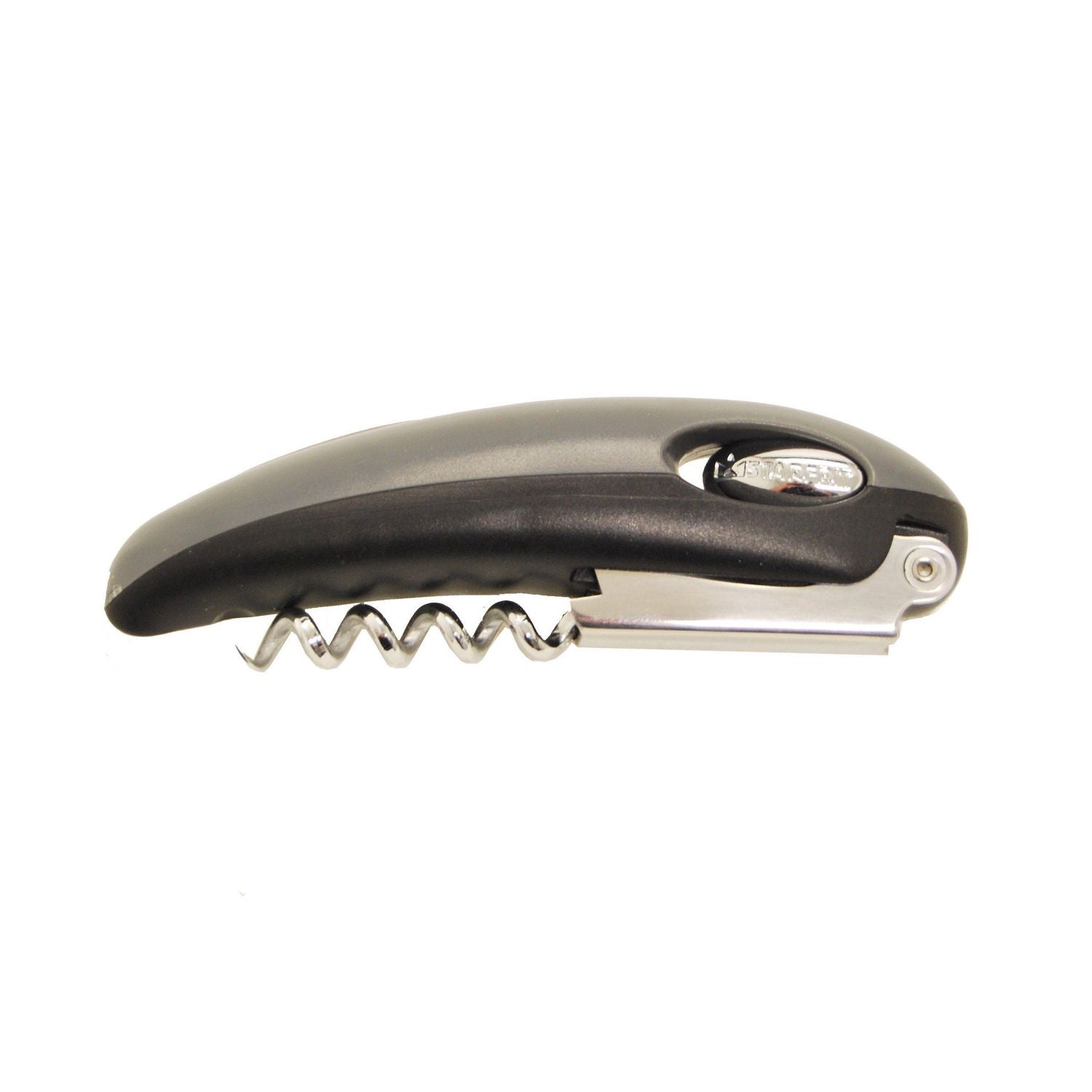 Starfrit - Tire-Bouchon de Sommelier, Coupe Capsule Intégré, Manche Ergonomique, Gris - Simple Boutique