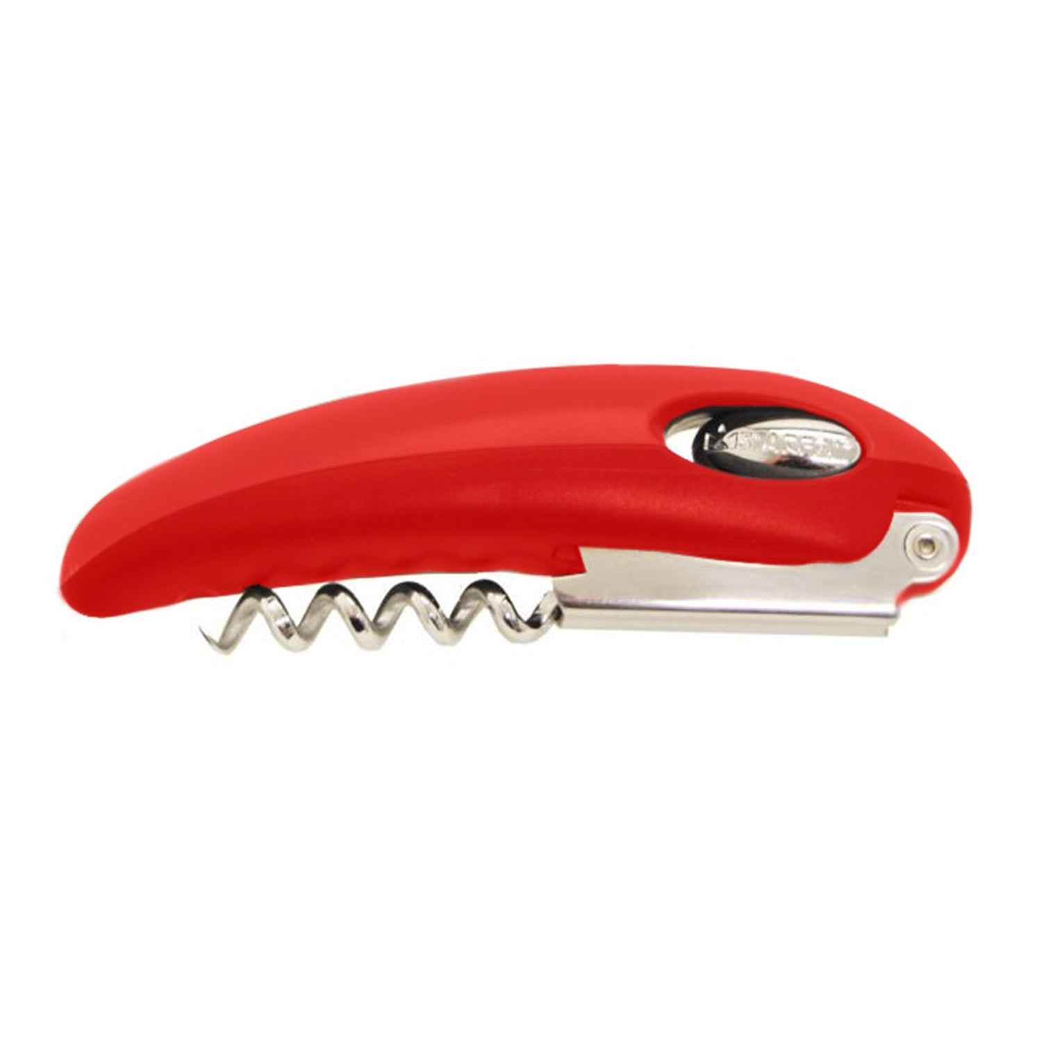Starfrit - Tire-Bouchon de Sommelier, Coupe Capsule Intégré, Manche Ergonomique, Rouge - Simple Boutique