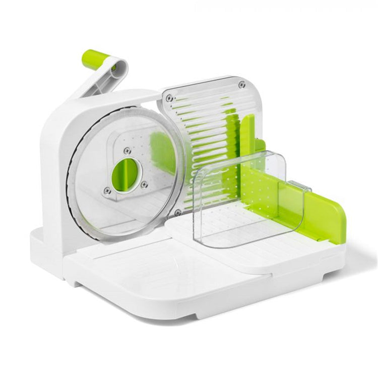 Starfrit - Trancheuse Multifonction Deli Slicer, Lame en Acier Inoxydable de 16.5 cm, Vert - Simple Boutique