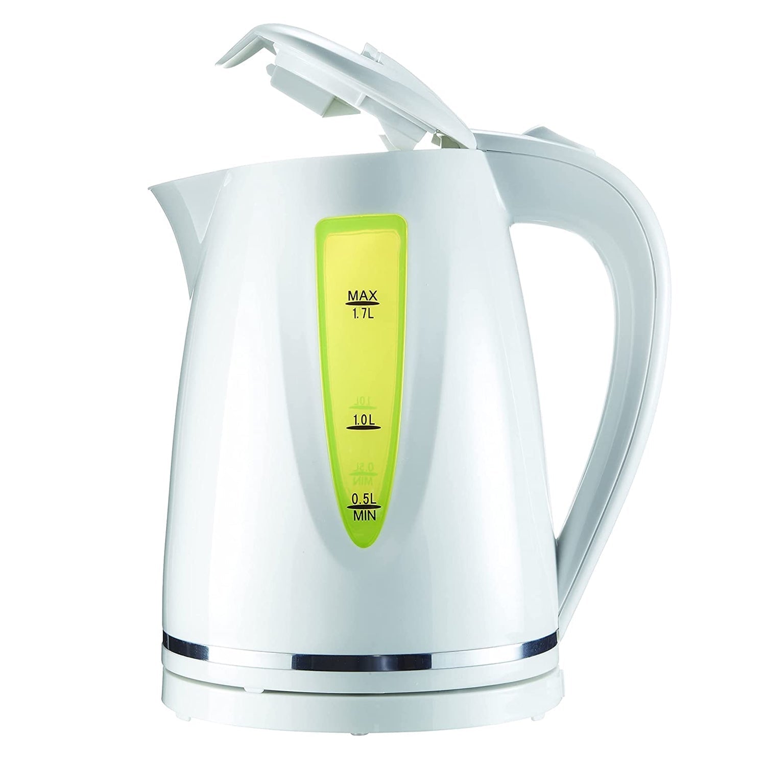 Sunbeam - Bouilloire Électrique Sans-Fil avec Capacité de 1.7 Litres, 1500 Watts, Blanc - Simple Boutique