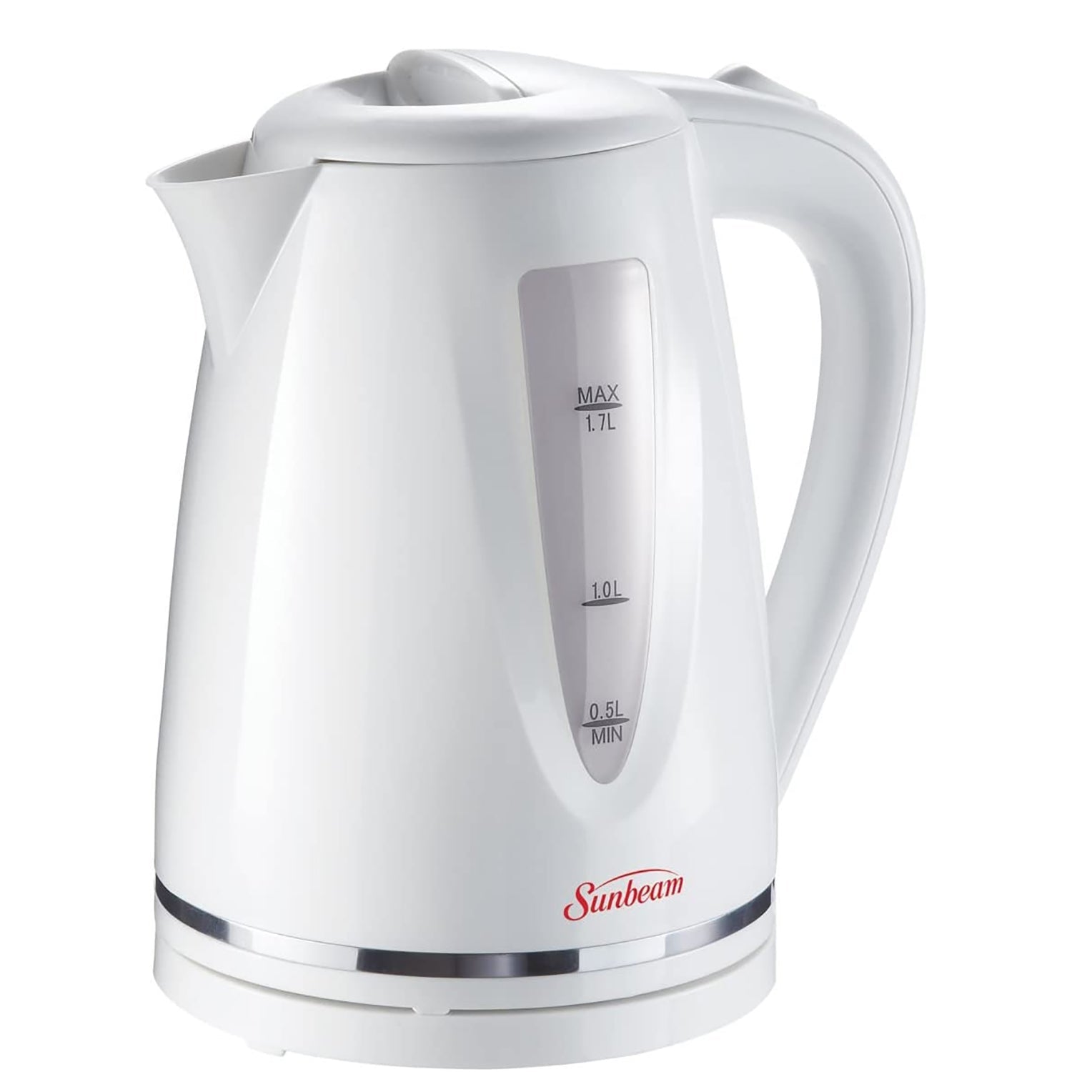 Sunbeam - Bouilloire Électrique Sans-Fil avec Capacité de 1.7 Litres, 1500 Watts, Blanc - Simple Boutique