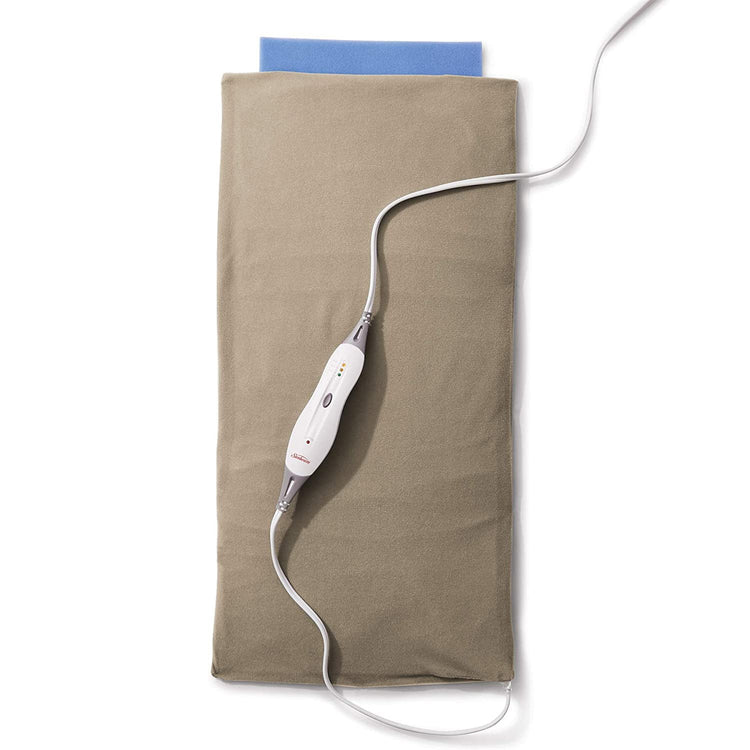 Sunbeam - Coussin Chauffant XL 12'' x 24'' avec Arrêt Automatique, Beige - Simple Boutique