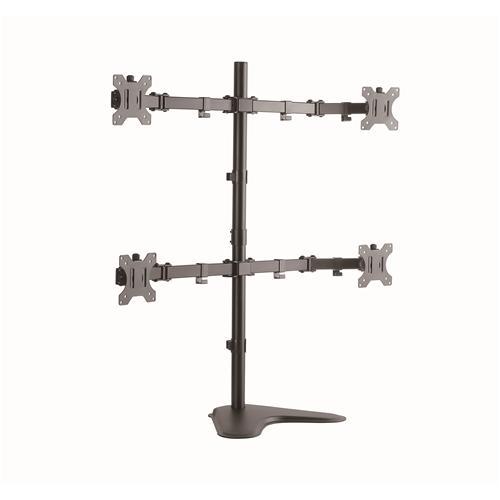 Support De Bureau 4 Bras Articulés Pour Tvs / Moniteurs 13" À 27" Avec Base Lourde - Simple Boutique