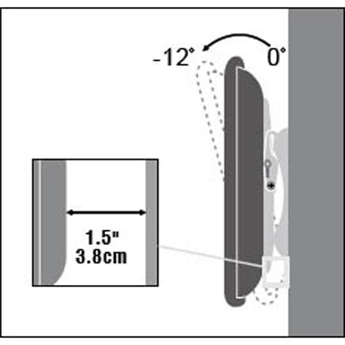 Support Mural Inclinable ultra-mince LCD LED PLASMA 32"-60" N - Simple Boutique