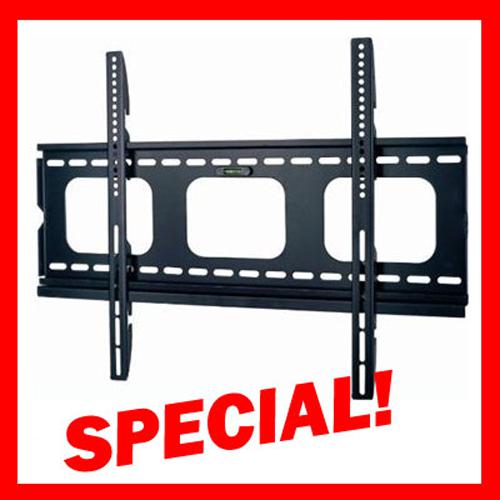 Support Mural fixe ultra-mince noir HDTV LED LCD PLASMA 32 à 65" - Simple Boutique
