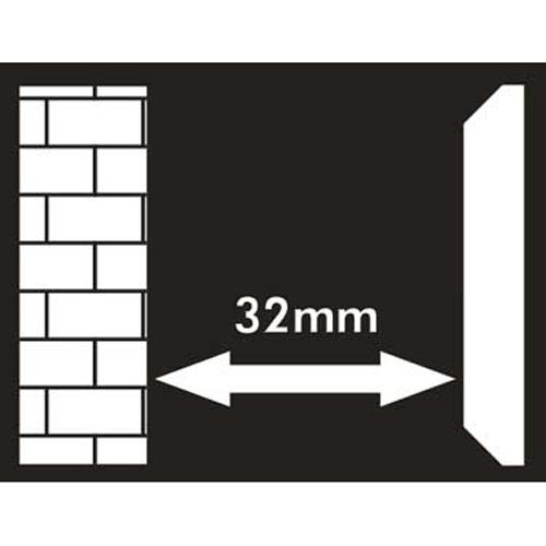 Support Mural universel fixe HDTV LED LCD PLASMA 30"-63" Noir - Simple Boutique