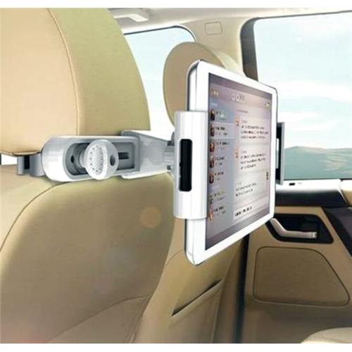 Support Pour Tablette Universel Pour Appui-Tête De Voiture Rotation 360 Degrés Blanc - Simple Boutique