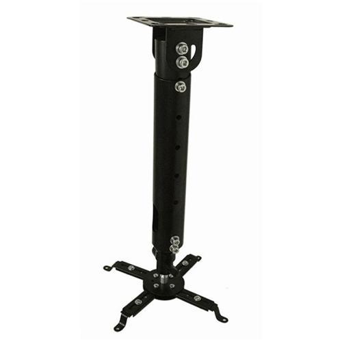 Support Projecteur Extensible 2.25 Pieds Pour Plafond Noir Max 44Lbs - Simple Boutique
