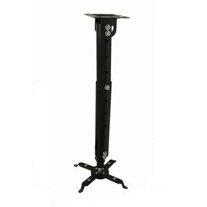 Support Projecteur Extensible 2.25 Pieds Pour Plafond Noir Max 44Lbs - Simple Boutique