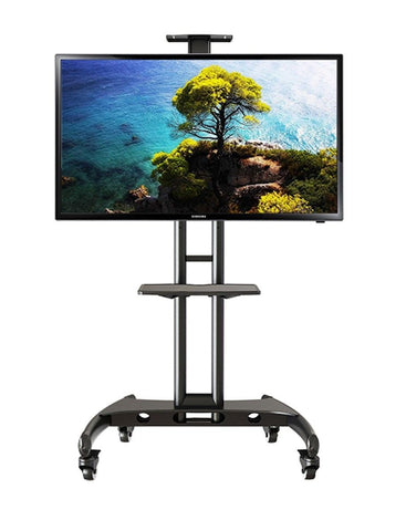 Support TV Portatif Sur Roulettes Ajustable En Hauteur LED PLASMA LCD 32