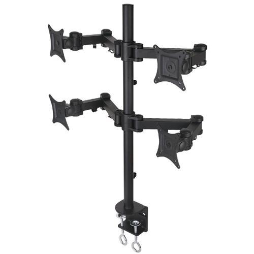 Support de bureau articulé pour 4 moniteurs 13 - 27 po - Simple Boutique