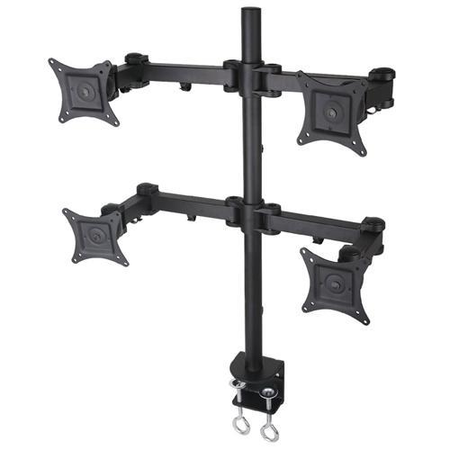 Support de bureau articulé pour 4 moniteurs 13 - 27 po - Simple Boutique