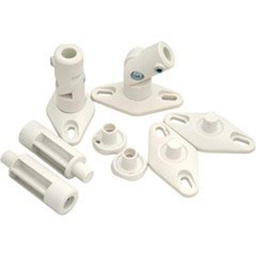 Supports haut-parleurs satellite articulé kit de 7 Blanc - Simple Boutique