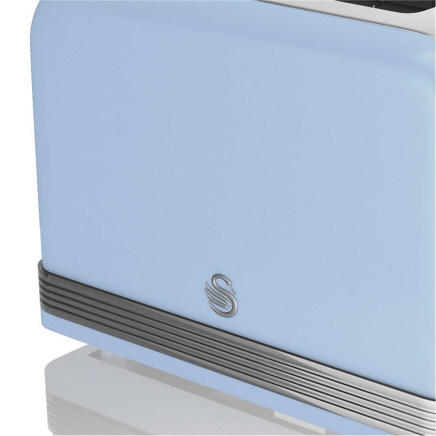 Swan Grille-Pain 2 Tranches Rétro Bleu - Simple Boutique