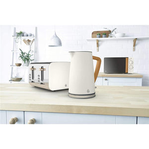 Swan - Grille-Pain 4 Tranches de la Collection Nordic, 1500W, Blanc Mat - Simple Boutique