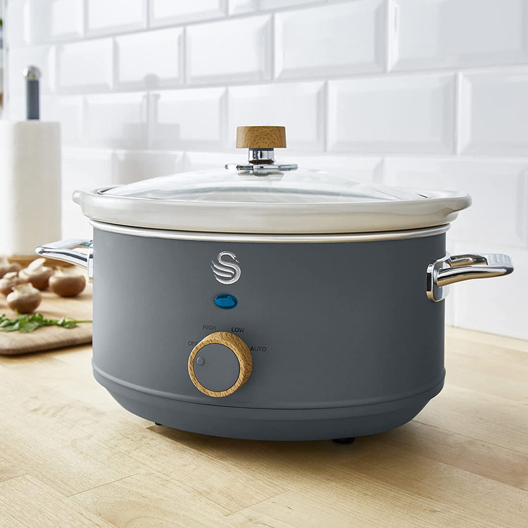 Swan Nordic - SF17021GRYN - Mijoteuse 3.5L Gris - Simple Boutique