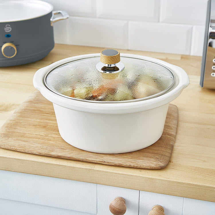 Swan Nordic - SF17021GRYN - Mijoteuse 3.5L Gris - Simple Boutique
