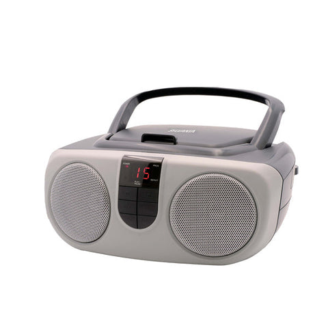 Sylvania CESRCD243M Boombox CD Radio Argent