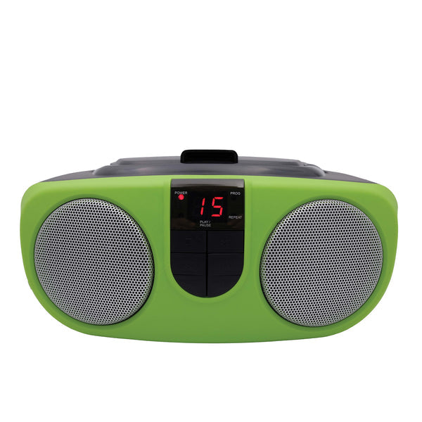 Sylvania CESRCD243M Boombox CD Radio Vert