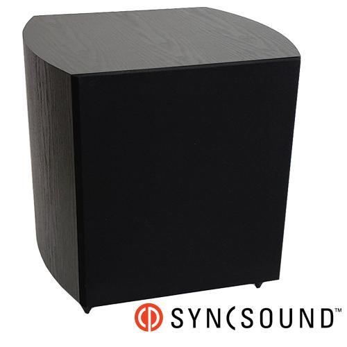 SyncSound Caisson De Graves Haute Performance Amplifié 12 Pouces 150W Noir SS-SUB-12P - Simple Boutique