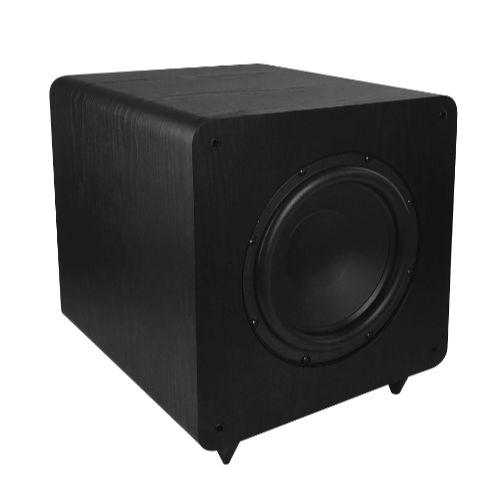 SyncSound Caisson De Graves Haute Performance Amplifié 8 Pouces 100W Noir SS-SUB-8P - Simple Boutique
