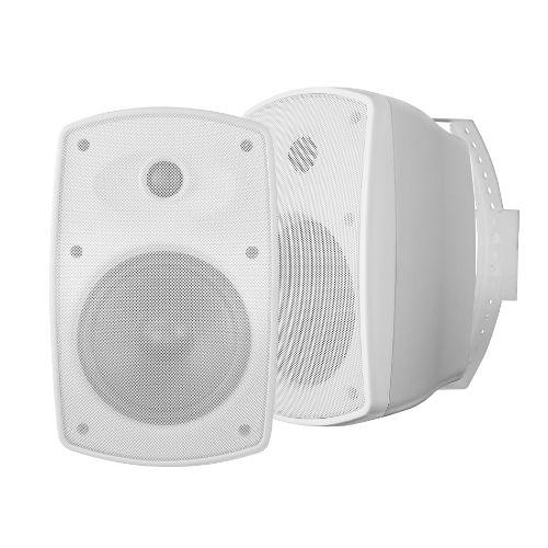 SyncSound SS-MC60-WH Haut-Parleurs Intérieur-Extérieur 6.5" 100W 8 Ohms Avec Support Mural Inclus Blanc - Simple Boutique