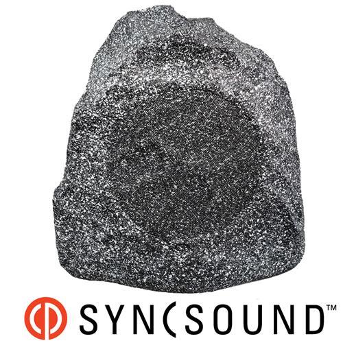 SyncSound SS-ROCK8-2GY 1 Haut-Parleur Extérieur Roche 8" Pour Jardin Et Patio Gris 100W - Simple Boutique