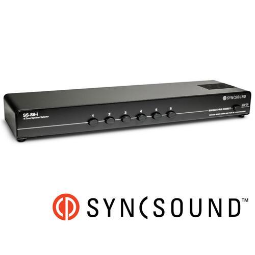 SyncSound SS-S6-I Sélecteur Haut-Parleurs 6 Paires Avec Protection D'impédance - Simple Boutique