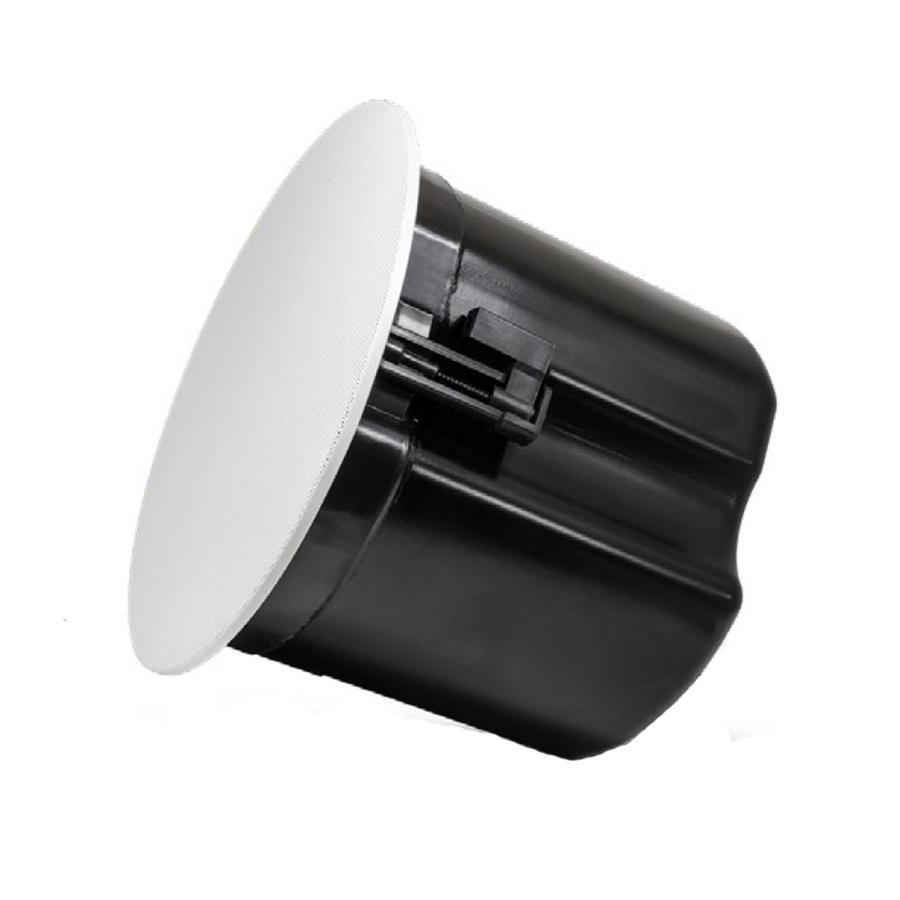 SyncSystem SS-ICS-6E Haut-Parleur Encastré 6.5 '' Woofer + 0.5 '' Tweeter, Boîte Arrière Intégrée, Gris - Simple Boutique