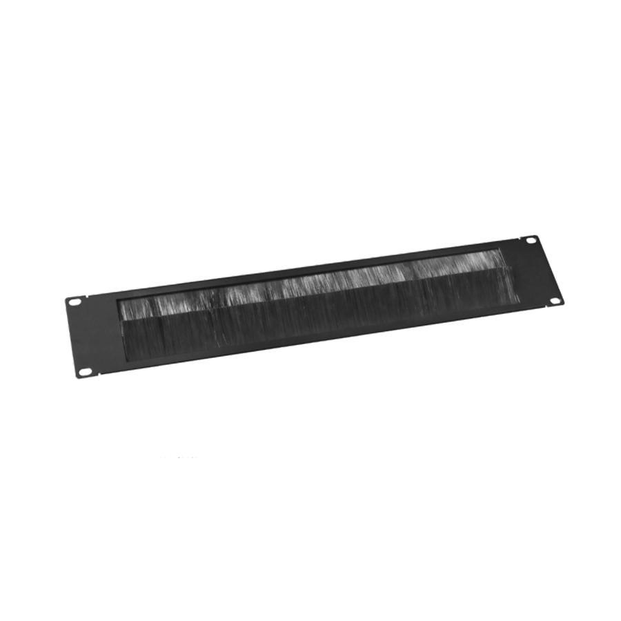SyncSystem SSYS-2BP Panneau Vierge de Gestion des Câbles pour Cabinet de Serveur, 2U, Noir - Simple Boutique