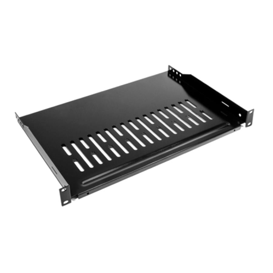 SyncSystem SSYS-S1V Tablette Universel Ventilé 1U-12 '', Pour Cabinet de Serveur, Noir - Simple Boutique