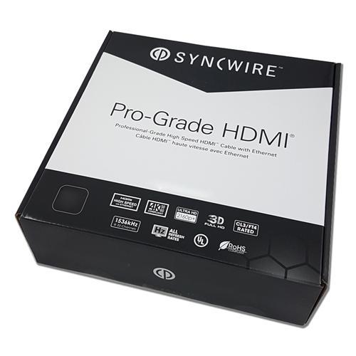 SyncWire Câble HDMI 2.0 Avec HDCP 2.2 4K 50/60Hz CL3/FT4 Prograde 12m - Simple Boutique