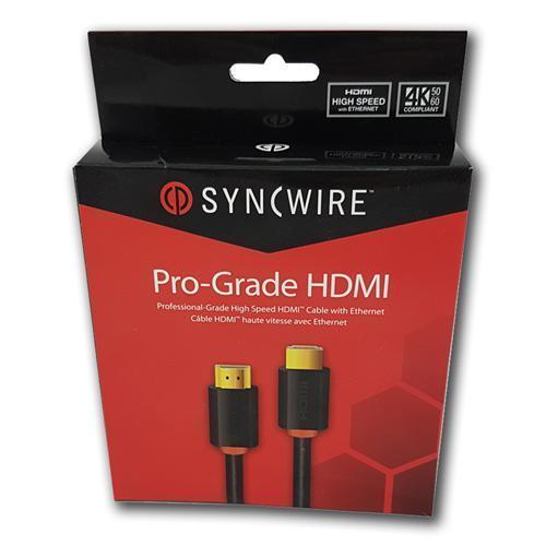 SyncWire Câble HDMI 2.0 Avec HDCP 2.2 4K 50/60Hz CL3/FT4 Prograde 4m - Simple Boutique