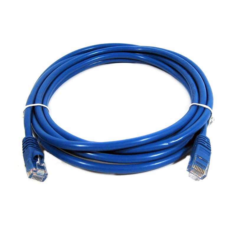 SyncWire Câble Réseau Ethernet Cat5e Cuivre 24 AWG FT4 UTP ETL cUL 1 Pied Bleu - Simple Boutique