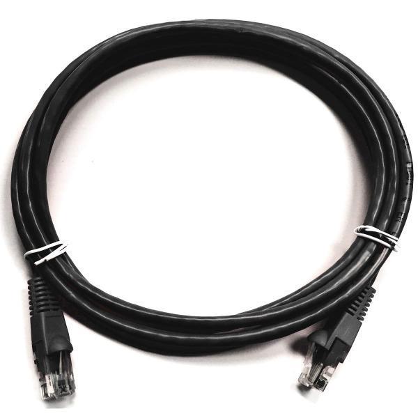 SyncWire Câble Réseau Ethernet Cat5e Cuivre 24 AWG FT4 UTP ETL cUL 1 Pied Noir - Simple Boutique