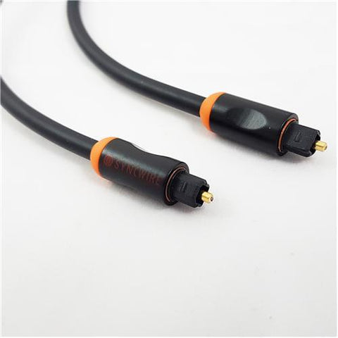SyncWire Câble Toslink Audio Fibre Optique Premium Professionnel 1m