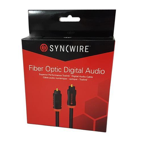 SyncWire Câble Toslink Audio Fibre Optique Premium Professionnel 1m