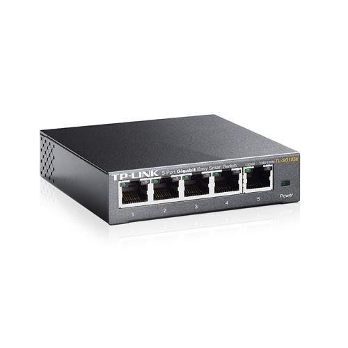 TP-LINK SWITCH DE BUREAU 5 PORTS 10/100/1000MBPS - BOÎTIER MÉTAL TL-SG105 - Simple Boutique