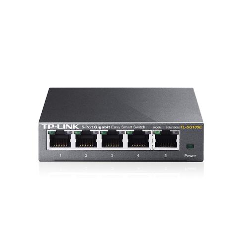 TP-LINK SWITCH DE BUREAU 5 PORTS 10/100/1000MBPS - BOÎTIER MÉTAL TL-SG105 - Simple Boutique