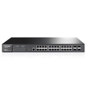 TP-LINK SWITCH JETSTREAM™ ADMINISTRABLE NIVEAU 2 24 PORTS GIGABIT POE AVEC 4 EMPLACEMENTS COMBINÉS SFP TL-SG3424P - Simple Boutique